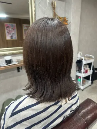 セミロング カラー Lien 深井店のヘアスタイル