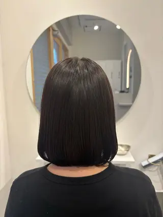 ショート カラー 髪質改善 Aimer 北千住店所属・akari/柔らか カラー/ヘアセット✦のヘアスタイル