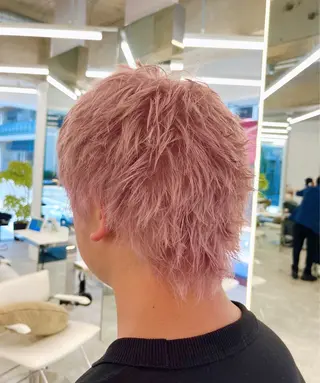 ショート カラー 💎メンズ特化🔥 カット/パーマのヘアスタイル