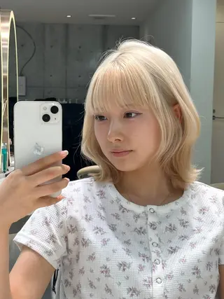 ショート けいし🐬ボブ ショート艶髪カラー✨のヘアスタイル