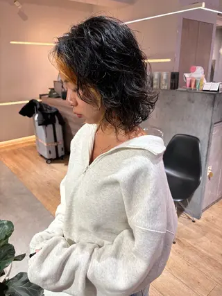 ショート パーマ 山本 千尋のヘアスタイル