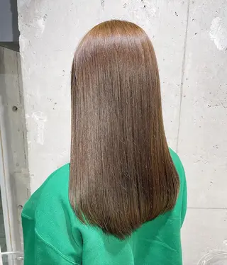ロング カラー I'S.横浜所属・赤み消しカラー 🍀JUNKIのヘアスタイル