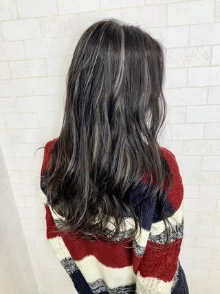ロング カラー 神野 雅樹のヘアスタイル