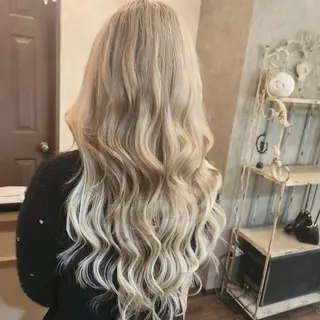 ロング ヘアアレンジ MagicMush ✴︎シールエクステのヘアスタイル