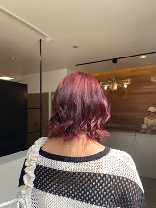 カラー 上村 あやののヘアスタイル