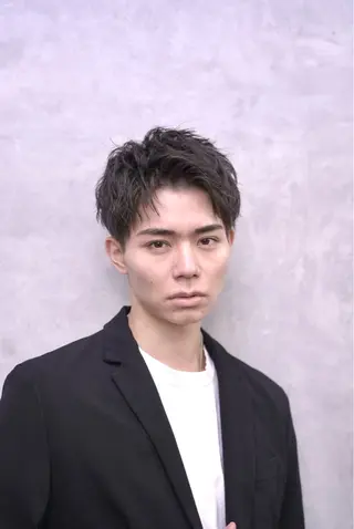 ショート メンズ Chrom Tokyo ne/on所属・🔥メンズ専門🔥 山田 パーマ大人気◎のヘアスタイル