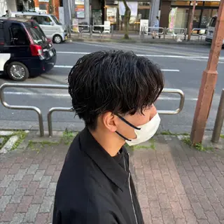 メンズ 🫟メンズパーマモデ ル募集中🫟✂藤原のヘアスタイル