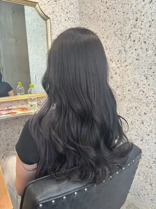 ロング カラー lani hair salon所属・SHOTO ハイトー ン/デザインカラーのヘアスタイル
