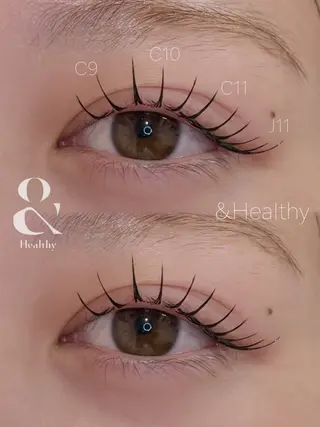 マツエク・マツパ H eyelash 吉祥寺店所属・nico/束感まつ毛 /アンドヘルシーのマツエク・マツパデザイン