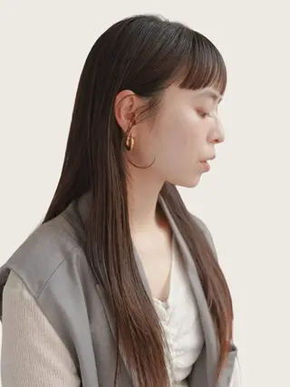 ロング ニワ/レイヤーカット /透明感カラー💎のヘアスタイル