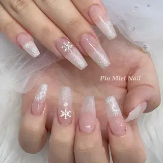 ネイル HANA 長さだしのネイルデザイン