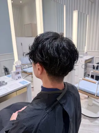 パーマ メンズ 幕内 梨乃亜のヘアスタイル