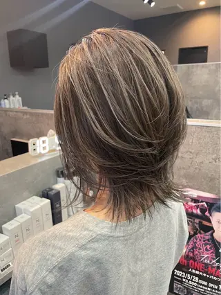 カラー ✂︎GLITTER ✂︎東ヶ崎　湧✂︎のヘアスタイル