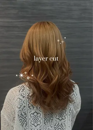 セミロング 𝒌𝒂𝒓𝒊𝒏 /大阪/韓国風🩵のヘアスタイル