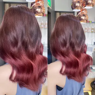 ミディアム カラー jill by gisel＿奥家のヘアスタイル