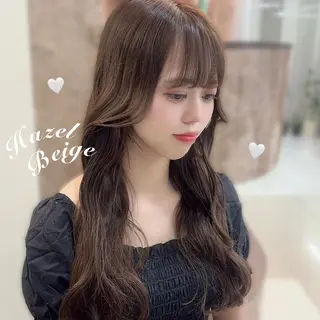 ロング カラー 暖色カラー🎀🎶 田辺 樹里のヘアスタイル
