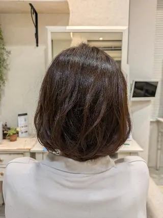 ミディアム パーマ if所属・大崎if ほりはるかのヘアスタイル