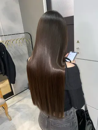 ロング カラー 宇佐美 柊のヘアスタイル