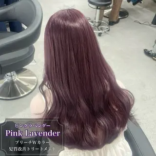 ロング カラー 透けるやわらか艶髪♡ ナチュラルストレートのヘアスタイル