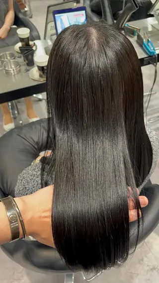 ロング カラー パーマ 🌈艶髪/髪質改善 新宿itouのヘアスタイル