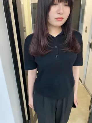 ロング カラー 佐藤 侑哉のヘアスタイル