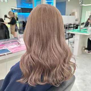 ミディアム カラー 🎀🧁ダメージレス 艶髪カラー🧁🎀のヘアスタイル
