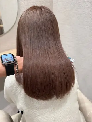 セミロング カラー 蟹江 聡太✨レイヤーカットのヘアスタイル