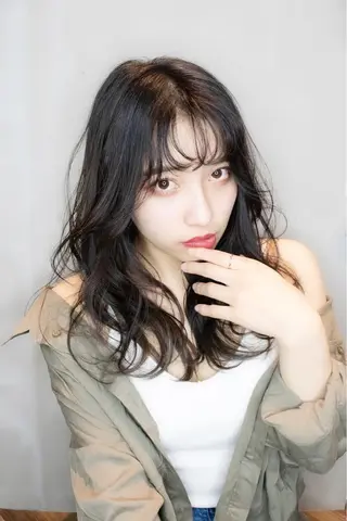 セミロング 河野 圭三のヘアスタイル