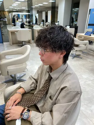 パーマ メンズ 湘南/メンズパーマ/ 支持率No.1ユチカのヘアスタイル