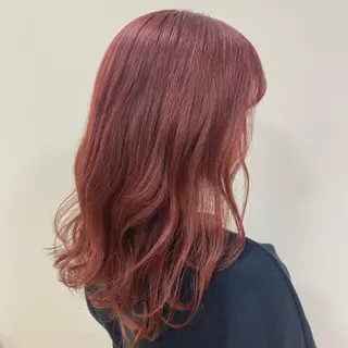 セミロング 個性派/ブリーチ ＊ほのかのヘアスタイル