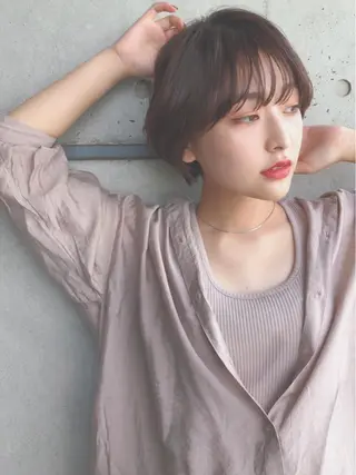 ショート カラー パーマ 🍊千葉 未来🍊店長のヘアスタイル