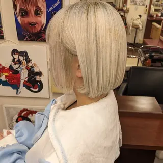 ショート カラー fuwat所属・秋葉原でカラーする なら🐉ちぇーたんのヘアスタイル