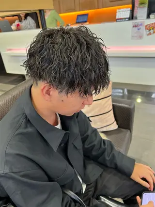 パーマ メンズ メンズカット/柏/韓 国/メンズパーマ航太のヘアスタイル