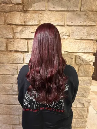 カラー Mei /オリーブ カラー/アレンジのヘアスタイル