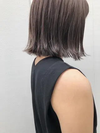 ショート カラー ノグチ ユウキ/ボブのヘアスタイル