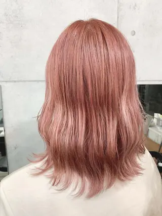 ミディアム カラー 髪質改善色素改善特化 keiのヘアスタイル