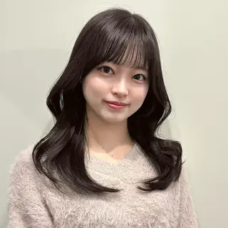 ミディアム 🌹ハッシュカット、 レイヤー韓国ヘア🌹のヘアスタイル