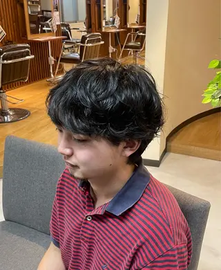 パーマ メンズ lou  by  revo所属・カット無料❗️🫧 由姫🫧のヘアスタイル