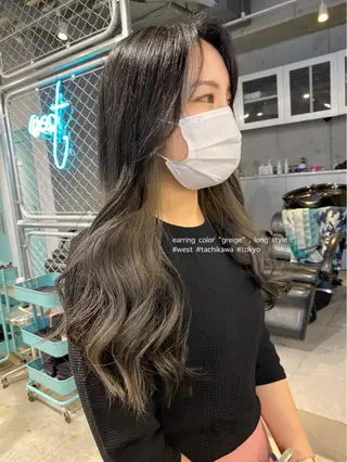 ロング カラー 竹嶌 健吾のヘアスタイル