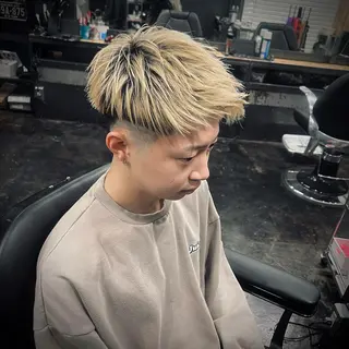 メンズ メンズ特化/パーマ/ メッシュ/竜成のヘアスタイル