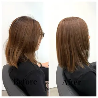 ミディアム カラー 古賀 雄大のヘアスタイル