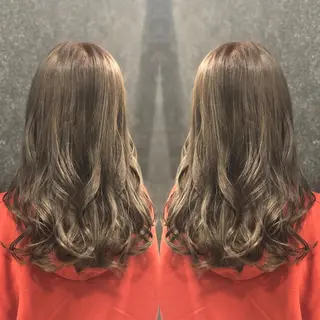 セミロング カラー 得能 雅人のヘアスタイル