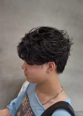 パーマ メンズ 当日予約⭕️ fifth渋谷太田のヘアスタイル