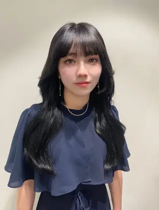 カラー AO所属・RISAKO 艶髪モテヘア🎀府中のヘアスタイル