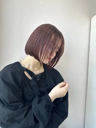 カラー 赤みなしカラー/梅田 /レイヤー/IORIのヘアスタイル