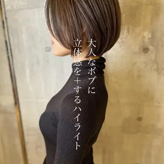 ショート カラー 髪質改善カラー ケアブリーチ/タムのヘアスタイル