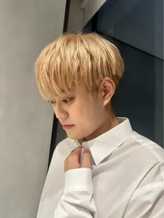 カラー メンズ 似合わせ小顔ショート /akane🐰♥️のヘアスタイル