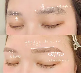 アイブロウ Heath所属・眉毛サロンHeath ヒースの眉毛・アイブロウイメージ