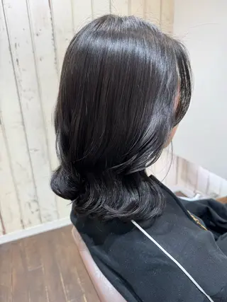 ミディアム パーマ GO TODAY シェアサロン 銀座Arc店所属・デジタルパーマ🫧 韓国風ヘア🫧サクラのヘアスタイル