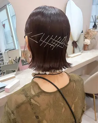 ミディアム Mila chihiroのヘアスタイル